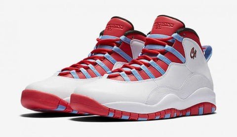 Air Jordan 10 Retro Chicago Flag Sneakers - Retro Classic