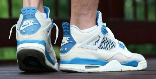 Air Jordan 4 Retro Military Blue 2012 Sneakers - OG Colorway