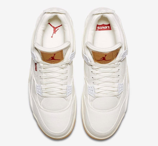 Air Jordan 4 Retro White Denim x Levi’s Sneakers - Retro Runner