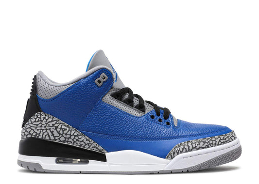 Air Jordan 3 Retro ‘Varsity Royal’ Unfading Sneaker Sneakers - Archive Edition