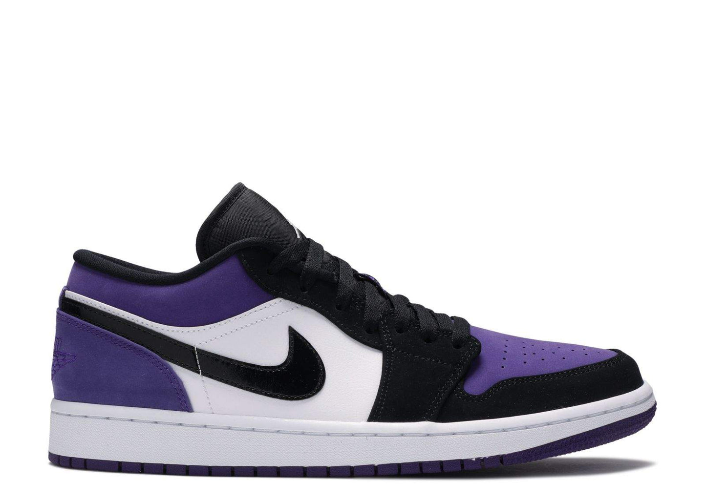 Air Jordan 1 Low ¡®Court Purple¡¯ Revered Footwear Sneakers - All-Day Comfort