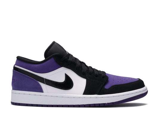 Air Jordan 1 Low ¡®Court Purple¡¯ Revered Footwear Sneakers - All-Day Comfort