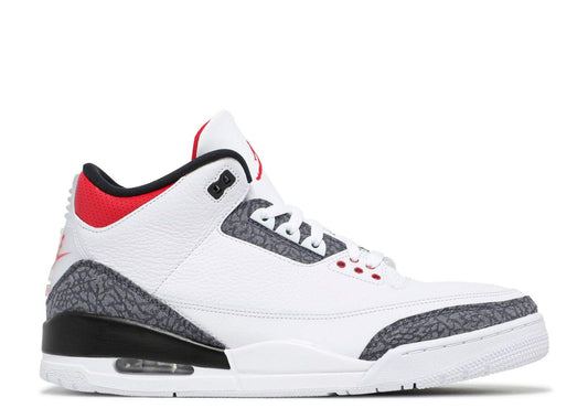 Air Jordan 3 Retro Denim SE ‘Fire Red’ Everlasting Sneaker Sneakers - OG Colo...