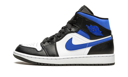 Air Jordan 1 Mid “Racer Blue / Black / White” Sneakers - Prime Pick