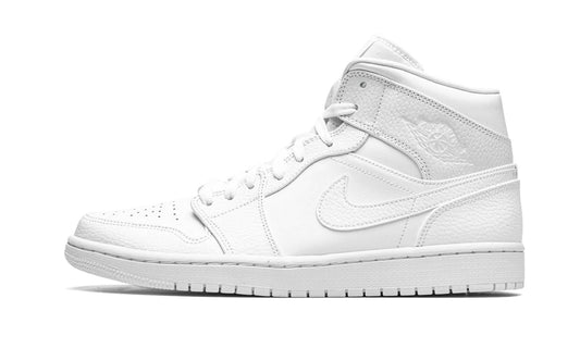 Air Jordan 1 Mid “Triple White” Sneakers - Limited Edition