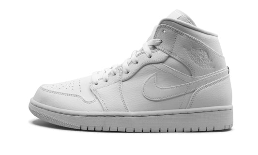 Air Jordan 1 Mid “Triple White” Sneakers - Game Changer