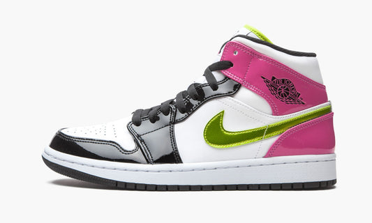 Air Jordan 1 Mid SE “Cyber / Active Fuchsia” Sneakers - OG Colorway