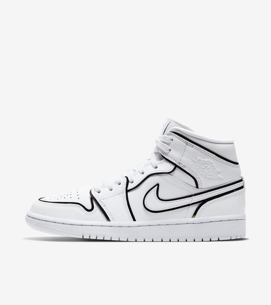 Air Jordan 1 Mid SE Iridescent Trim Sneakers - Pro-Level