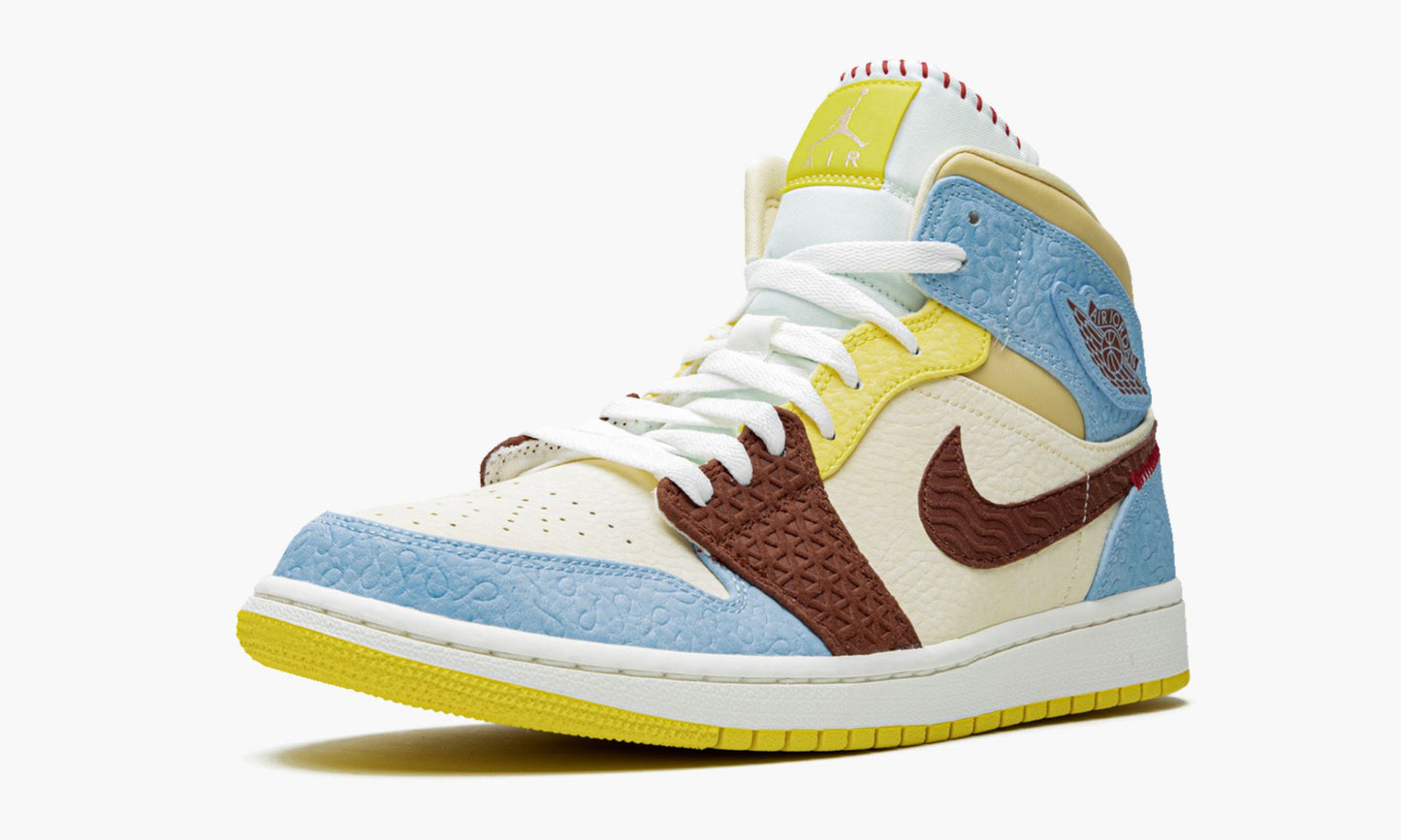 Air Jordan 1 Mid SE Maison Chateau Rouge Fearless Sneakers - Head-Turner