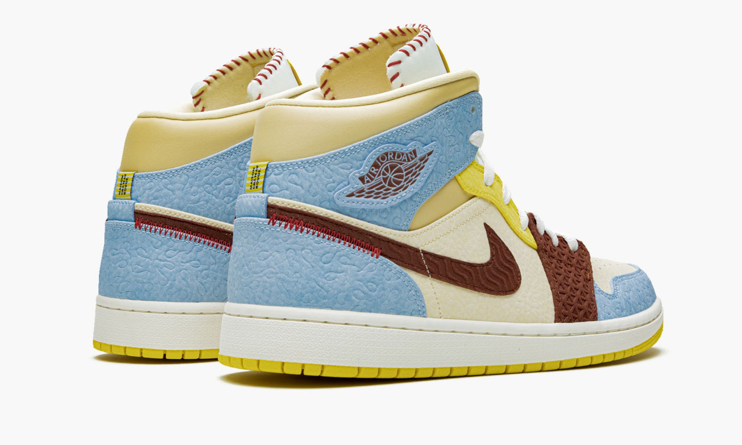 Air Jordan 1 Mid SE Maison Chateau Rouge Fearless Sneakers - Head-Turner