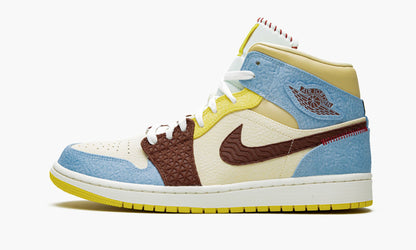 Air Jordan 1 Mid SE Maison Chateau Rouge Fearless Sneakers - Head-Turner