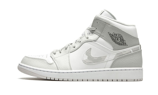 Air Jordan 1 Mid White Camo Sneakers - OG Colorway | Hype Sneaker
