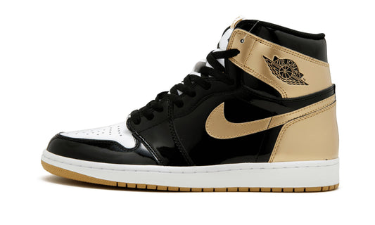 Air Jordan 1 Retro High OG NRG Gold Top 3 Sneakers - Authentic