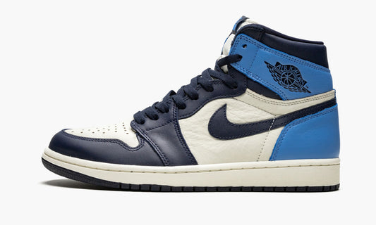 Air Jordan 1 Retro High OG Obsidian/University Blue Sneakers - Streetwear Ess...