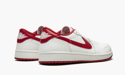 Air Jordan 1 Retro Low OG White / Varsity Red Sneakers - OG Colorway