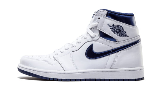 Air Jordan 1 Retro Metallic Navy Sneakers - Modern Classic