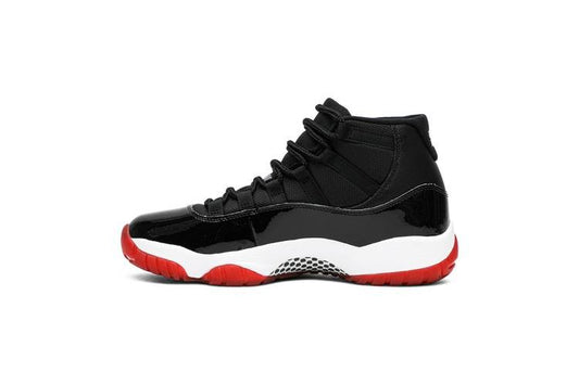Air Jordan 11 Retro Bred Sneakers - Cushioned Stride | Sneakerhead Pick