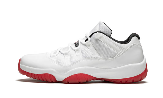 Air Jordan 11 Retro Low White/Varsity Red Sneakers - Court Icon