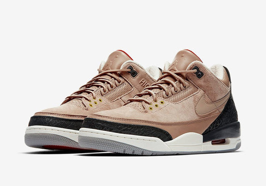 Air Jordan 3 JTH Bio Beige Suede Sneakers - Premium Sneaker