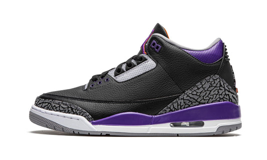 Air Jordan 3 Retro Court Purple Sneakers - Style Staple