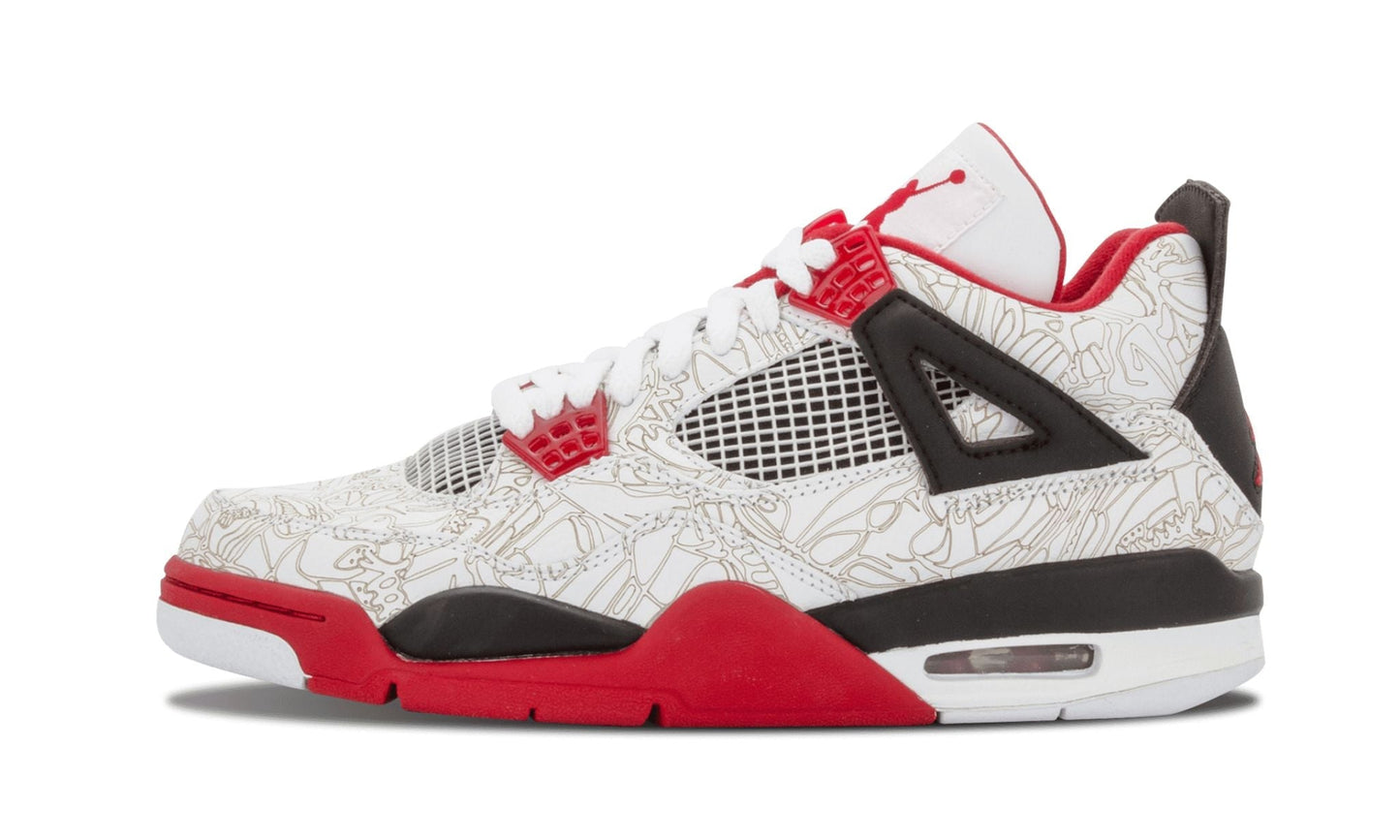 Air Jordan 4 Retro Laser Sneakers - Streetwear Essential