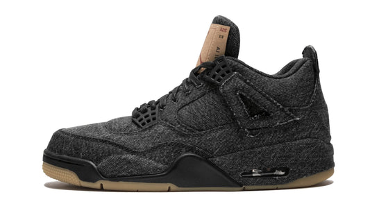 Air Jordan 4 Retro Levis NRG Black Levis Sneakers - Prime Pick
