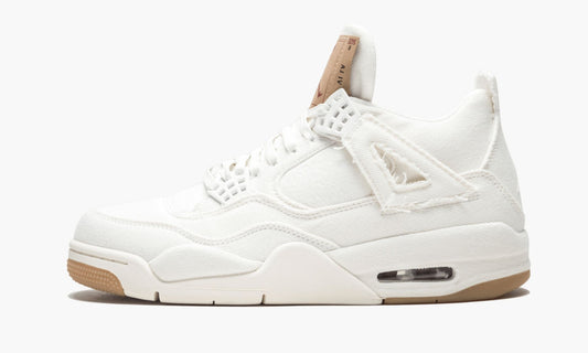 Air Jordan 4 Retro Levis NRG White Denim Sneakers - Archive Edition