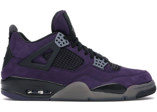Air Jordan 4 Retro TraviScots Purple CI1184 Sneakers - Limited Edition