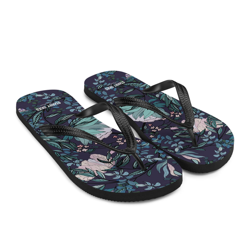 Dark Fae Forest Flip-Flops
