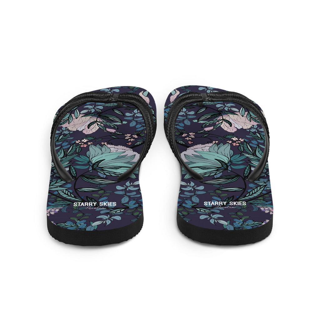 Dark Fae Forest Flip-Flops