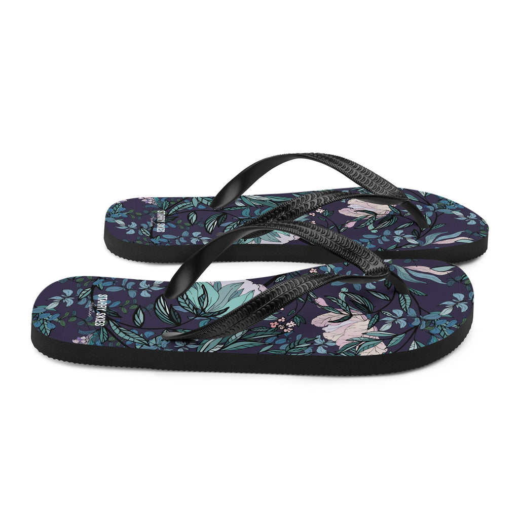 Dark Fae Forest Flip-Flops