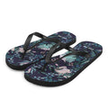 Dark Fae Forest Flip-Flops