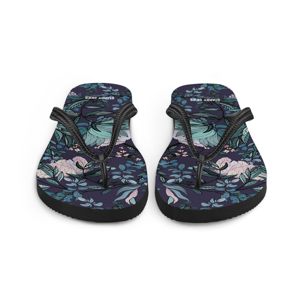 Dark Fae Forest Flip-Flops
