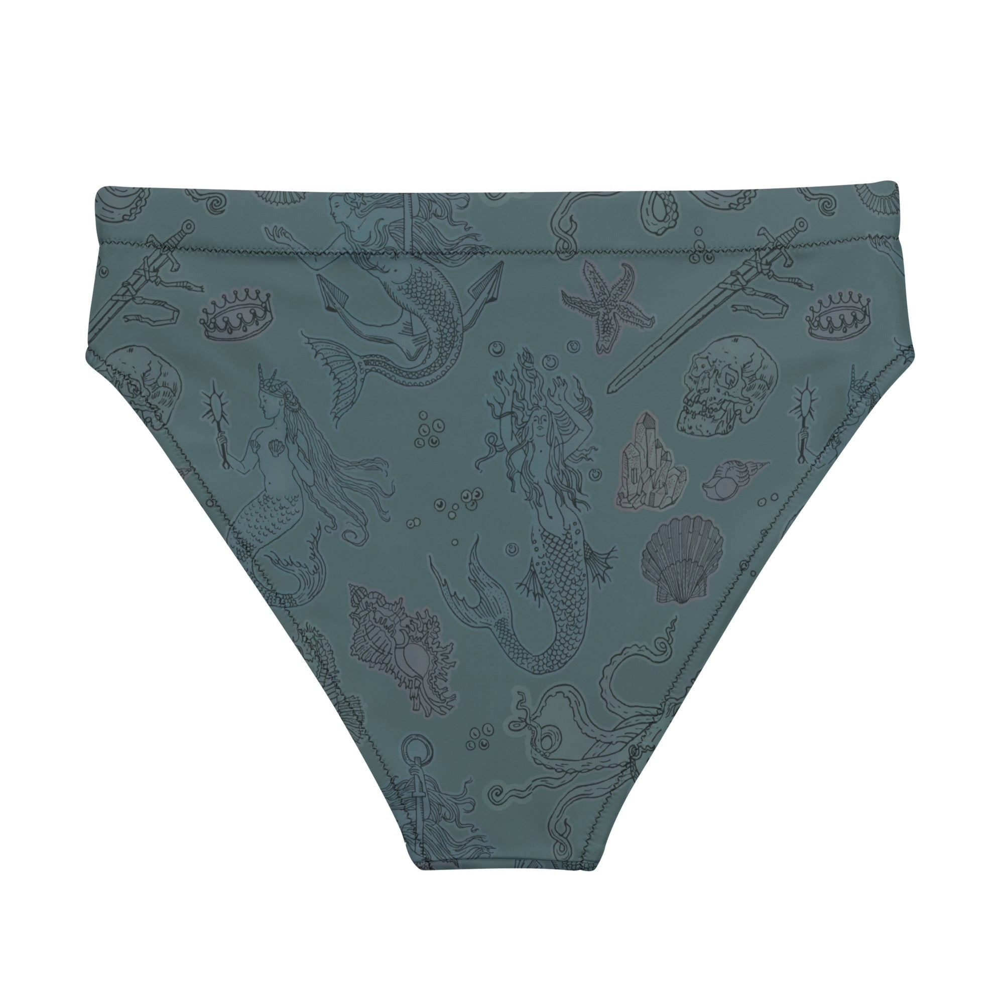 Dark Siren High-Waisted Bikini Bottom