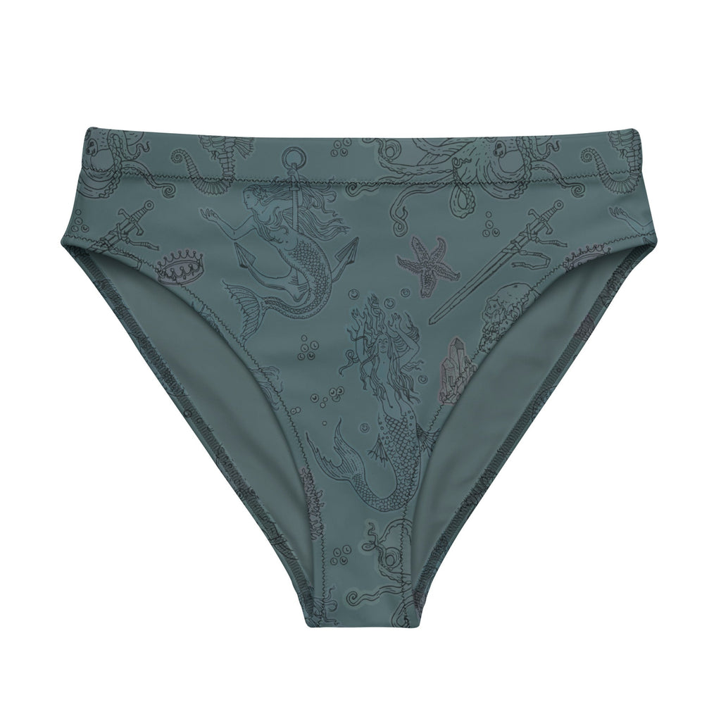 Dark Siren High-Waisted Bikini Bottom