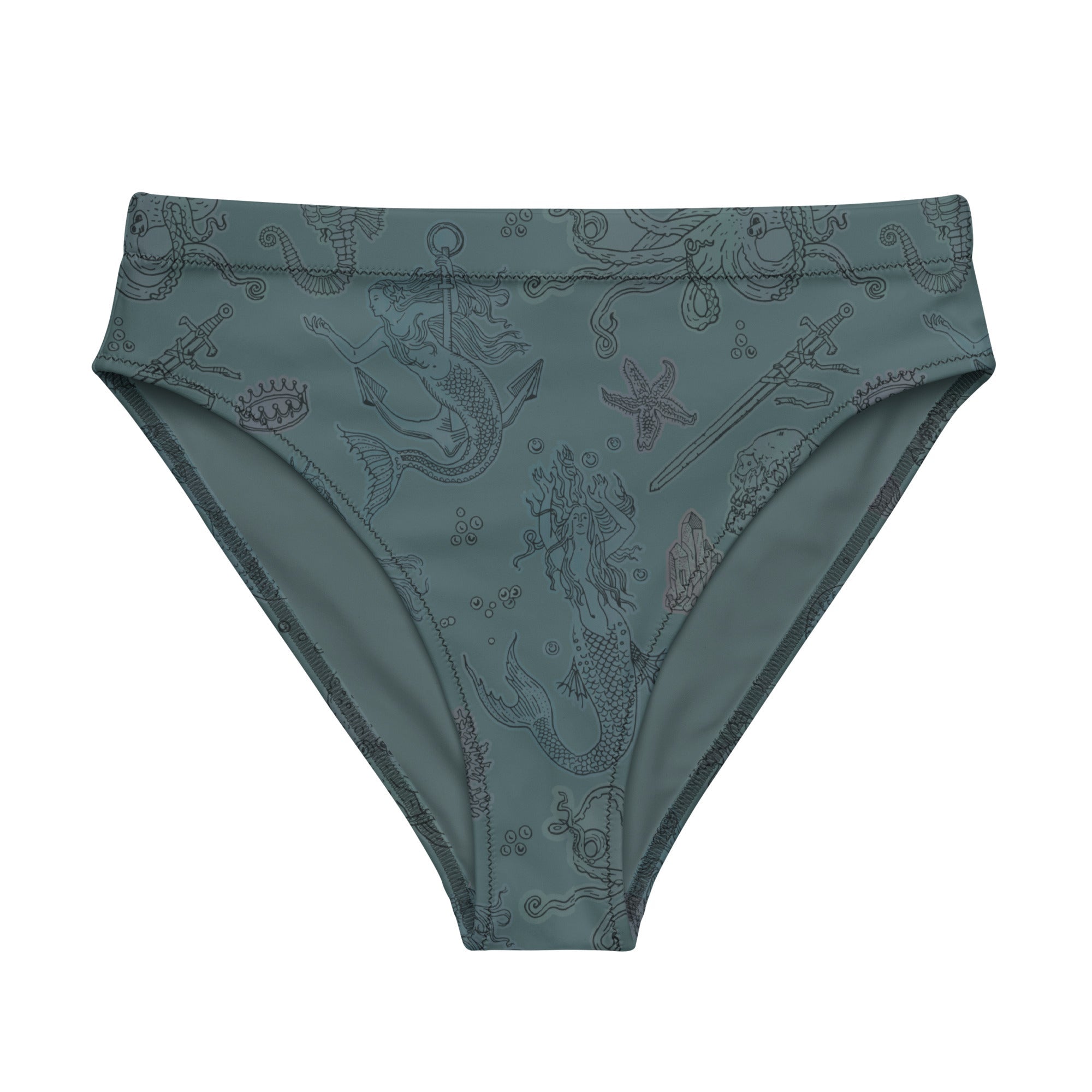 Dark Siren High-Waisted Bikini Bottom
