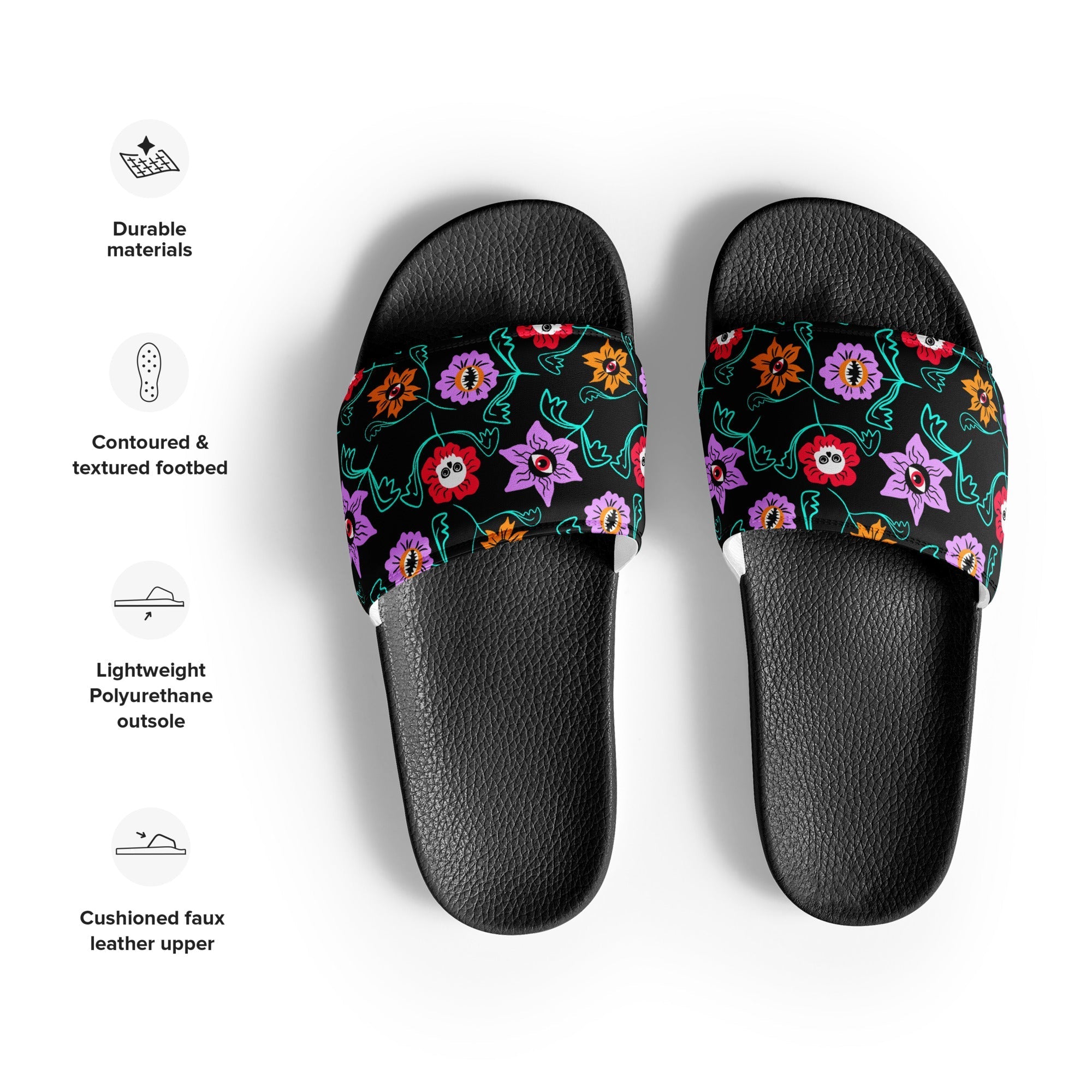 Gothic Floral Women's slides