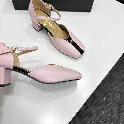 CC 2026 Mary Jane Sandals 65 Light Pink Cowhide 668121