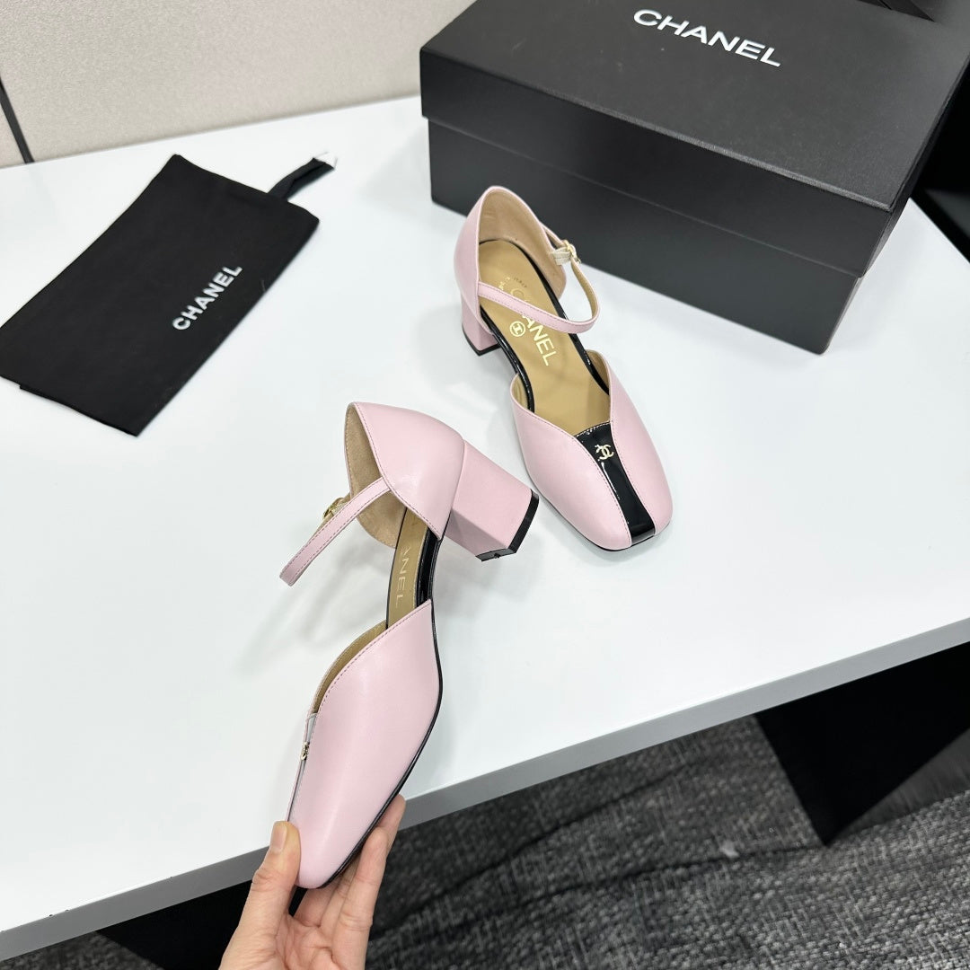 CC 2026 Mary Jane Sandals 65 Light Pink Cowhide 668121