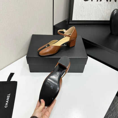 CC 2026 Mary Jane Sandals 65 Brown Cowhide 668120