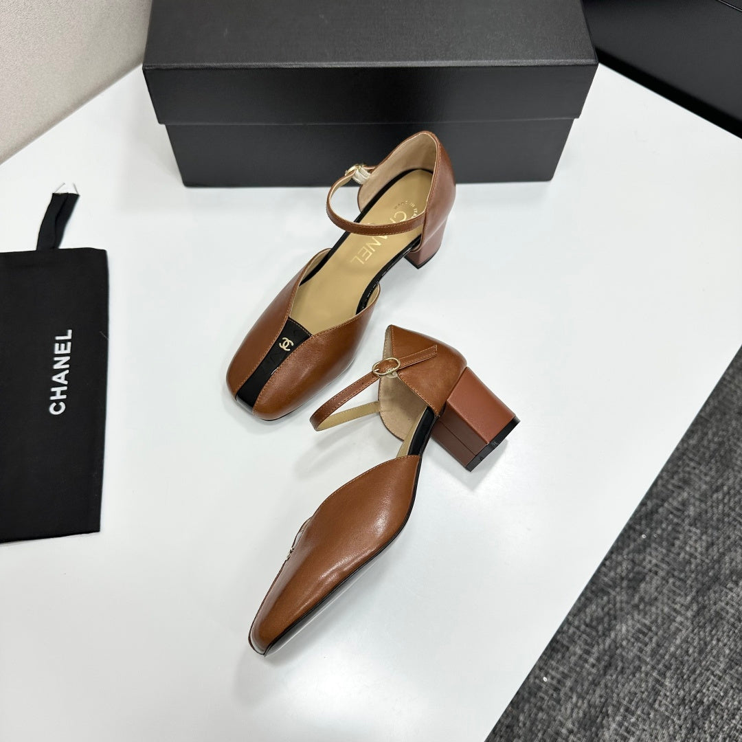CC 2026 Mary Jane Sandals 65 Brown Cowhide 668120