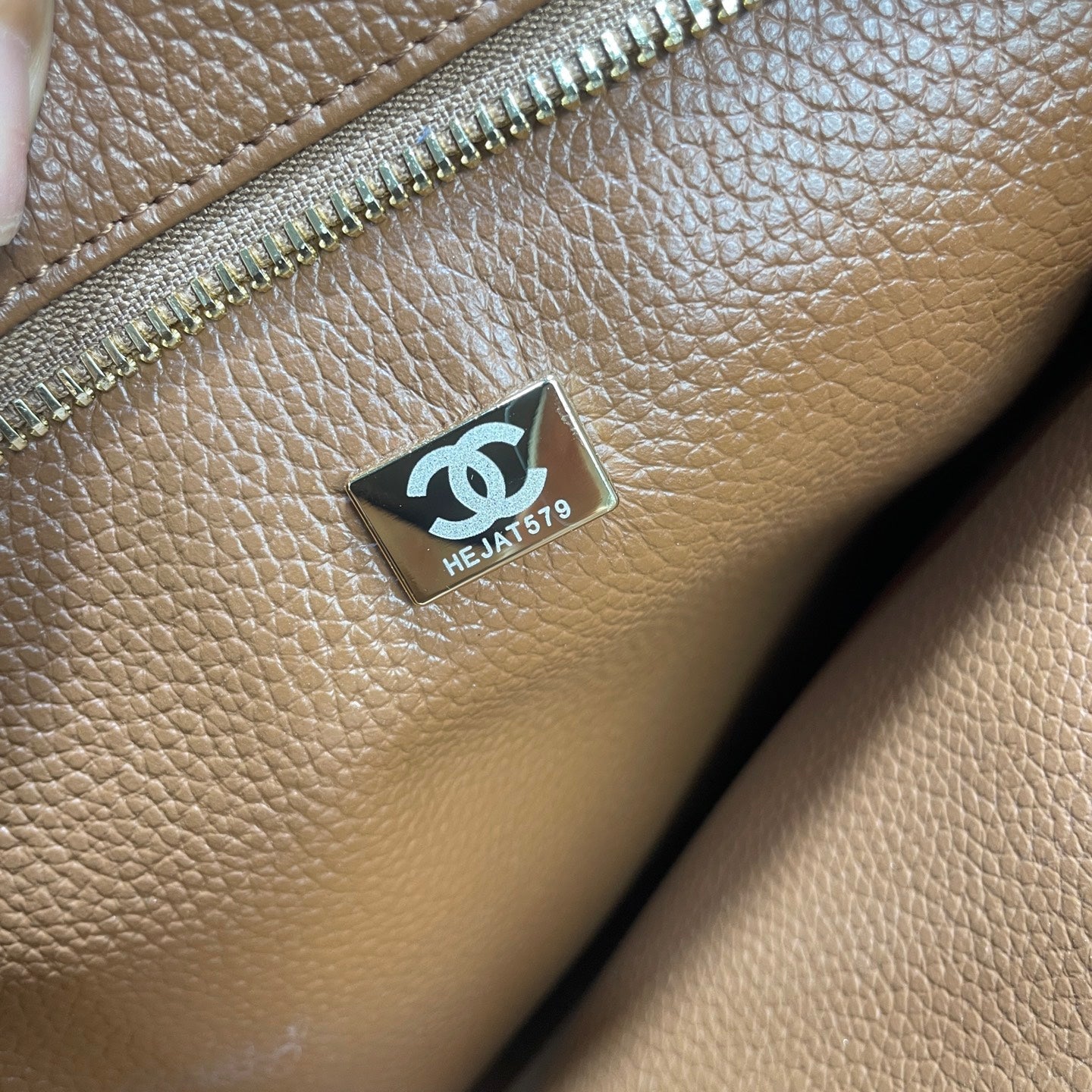 Chanel 2026 Shopping Bag 43cm Brown Grained Calfskin