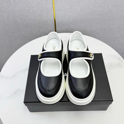 Chanel 2026 Platform Mary Jane Shoes Lambskin 801466