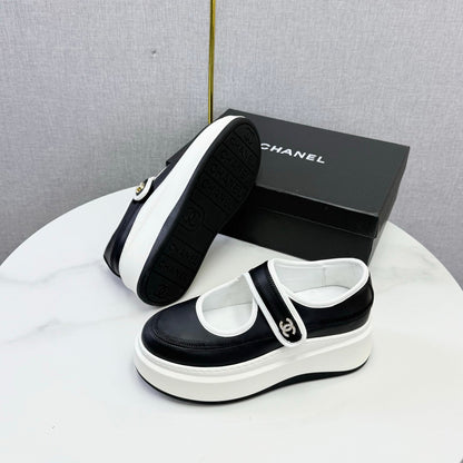 Chanel 2026 Platform Mary Jane Shoes Lambskin 801466