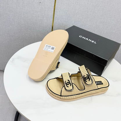 Chanel 2026 Slipper Woven Sheepskin 904539