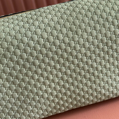 Gucci 2026 Half Horsebit Bag 38cm Green Suede Leather 277351
