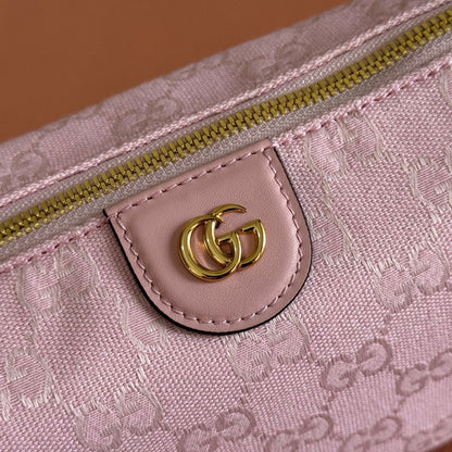 Gucci 2026 Vanity GG-Canvas Mini Top Handle Bag Pink Canvas Leather 280779