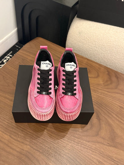 CC 26s Casual Sneaker Dark Pink Leather 183615
