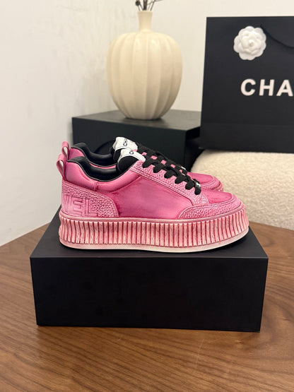 CC 26s Casual Sneaker Dark Pink Leather 183615