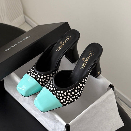 CC 2026 Mary Jane Mule 70 Patent Leather
